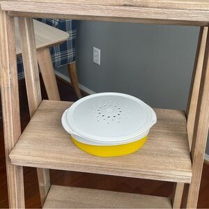 OPOPOP Silicone Collapsible Microwave Popcorn Popper Bowl BPA-Free  Yellow Keto